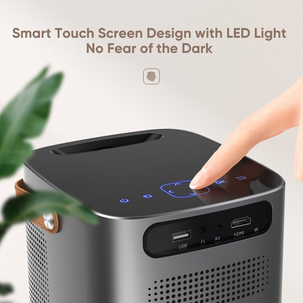 5G Wifi Bluetooth Projector, 1080P Supported, 300" Screen 12000LM Home Movie Projector,Gift Choice